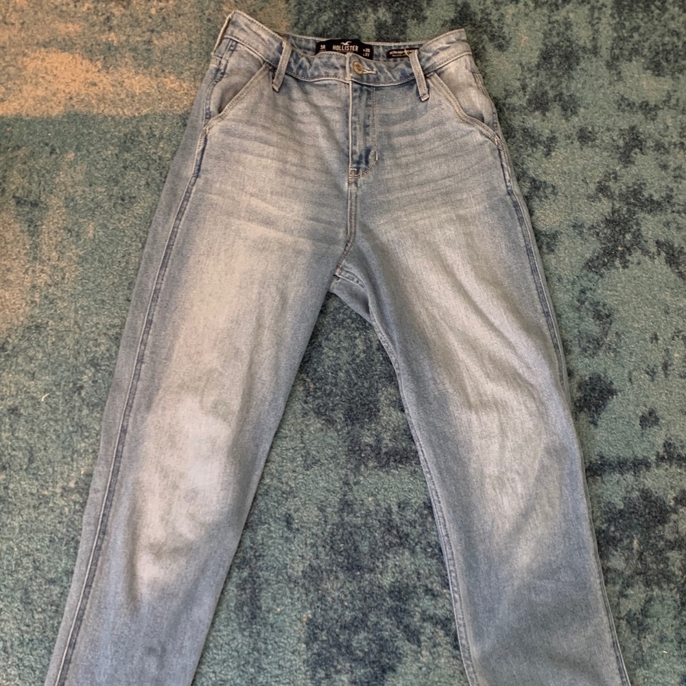 ultra high rise hollister mom jeans